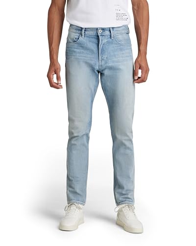 G-STAR RAW Herren Triple A Straight Jeans, Blau (Vintage Electric Blue C967-D125), 33W / 34L von G-STAR RAW
