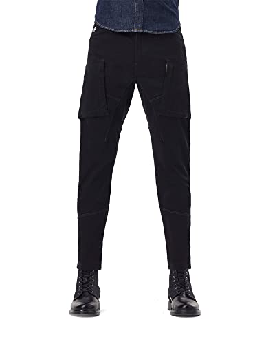 G-STAR RAW Herren Zip Pocket 3D Skinny Cargohose, Schwarz (dk Black D18928-C105-6484), 38W / 30L von G-STAR RAW