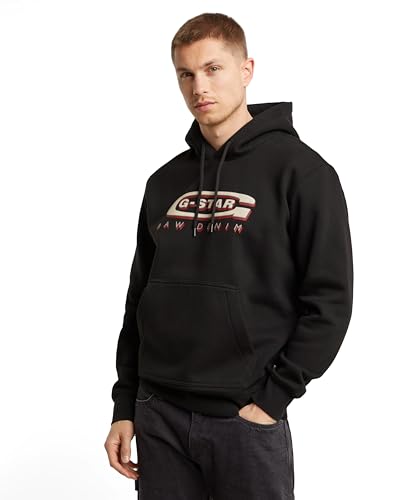 G-STAR RAW Old Skool Logo Hooded Sweat von G-STAR