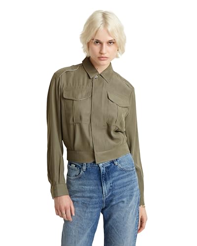 G-STAR RAW Women's Jackets Officer short jacket wmn, Grün (shamrock D24583-D522-2199), XS von G-Star RAW