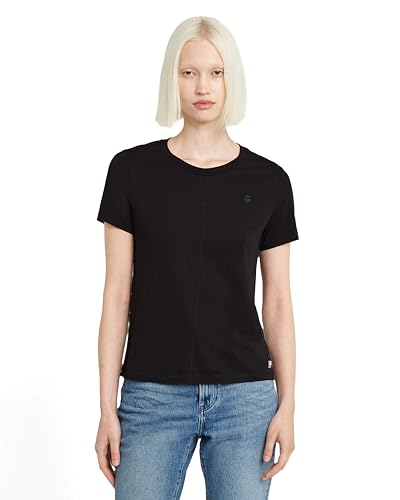 G-Star RAW Damen Front Seam Top, Schwarz (dk Black D24499-4107-6484), XXS von G-STAR