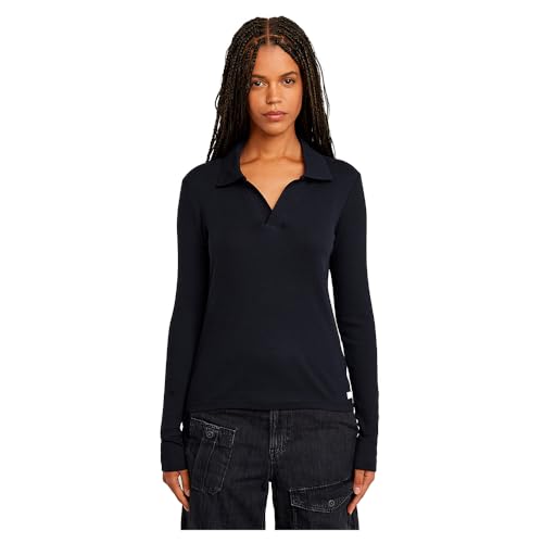 G-STAR Ribbed Slim Poloshirt von G-STAR