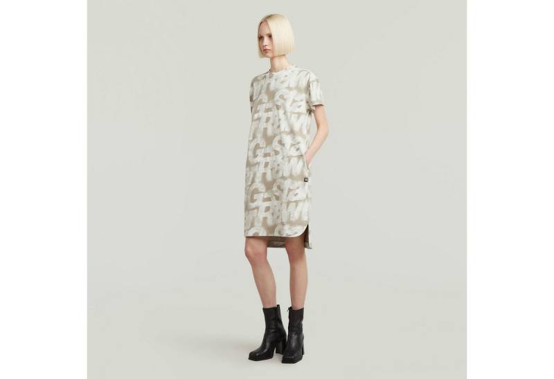 G-STAR Shirtkleid Printed loose t-shirt dress mit durchgängigem Print von G-STAR