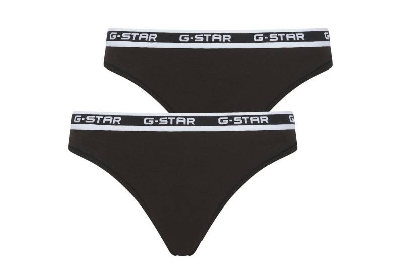 G-STAR Slip OBSIDIAN (Sparpack, 2-St., 2er-Pack) Weich. Elegant. Unwiderstehlich. G-STAR Damen Strings im 2er-Pack von G-STAR