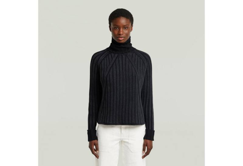 G-STAR Strickpullover Washed loose turtle knit wmn von G-STAR