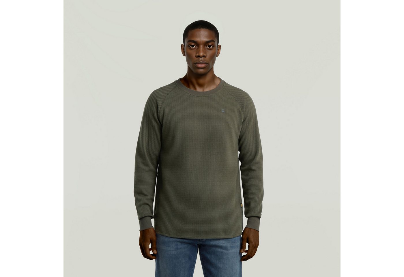 G-STAR Sweater Jirgi mit Label-Detail auf der Brust von G-STAR