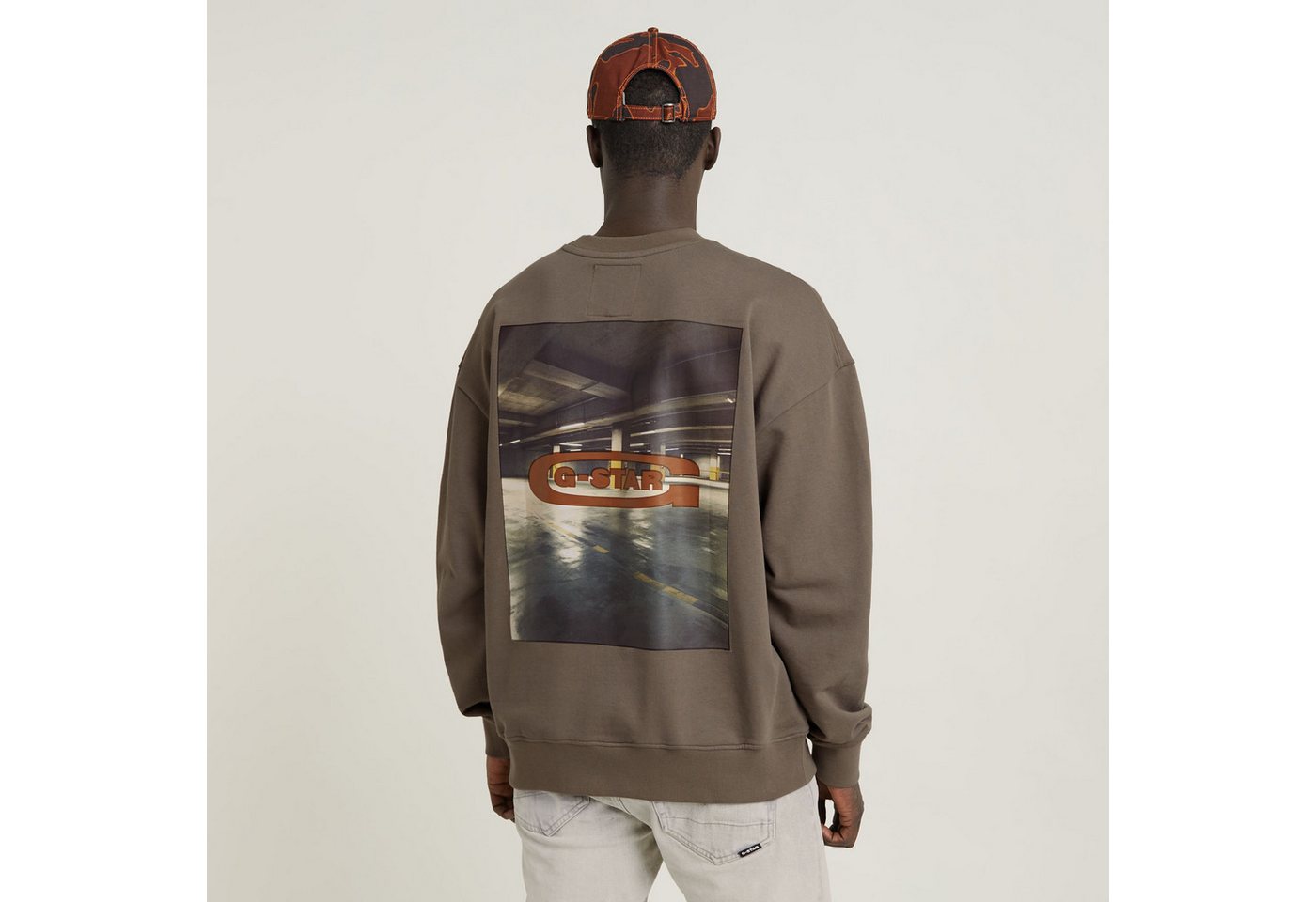 G-STAR Sweatshirt Sweatshirt mit Backprint - Loose Fit von G-STAR