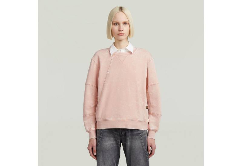 G-STAR Sweatshirt Washed 3D Sleeve A line in Rundhalsform von G-STAR