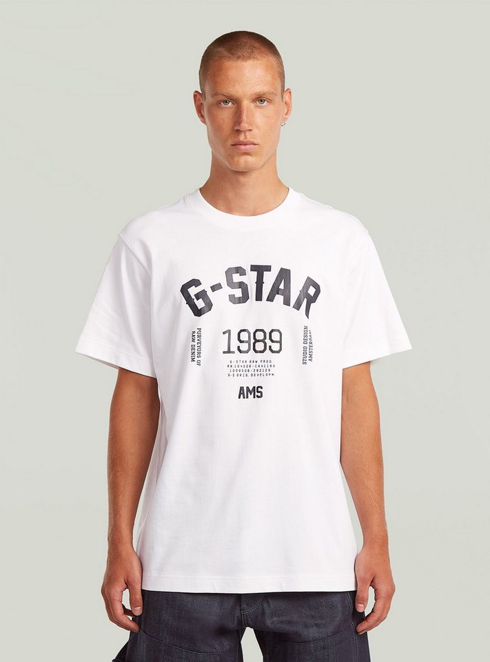 G-STAR T-Shirt 89 Back Graphic Loose T-Shirt von G-STAR