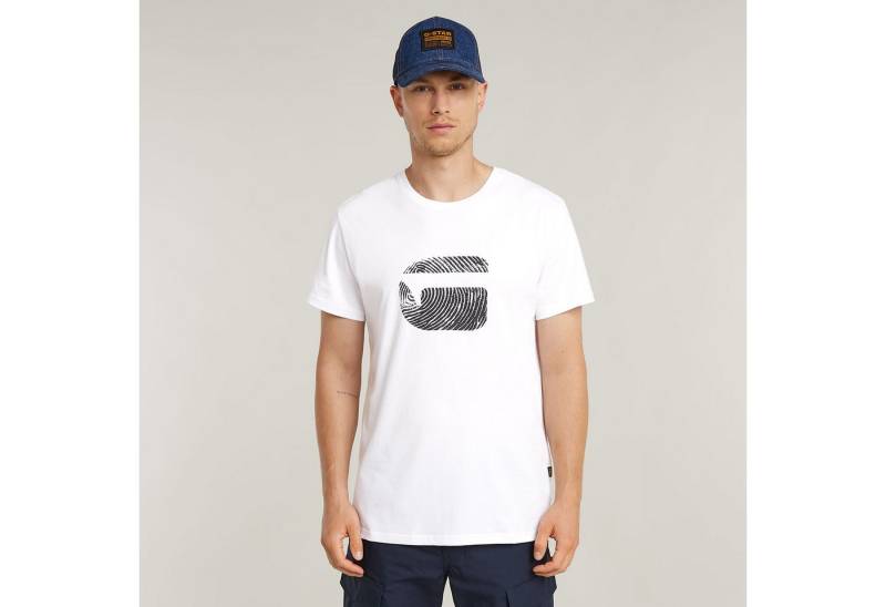 G-STAR T-Shirt Finger Print Burger mit Grafikprint von G-STAR