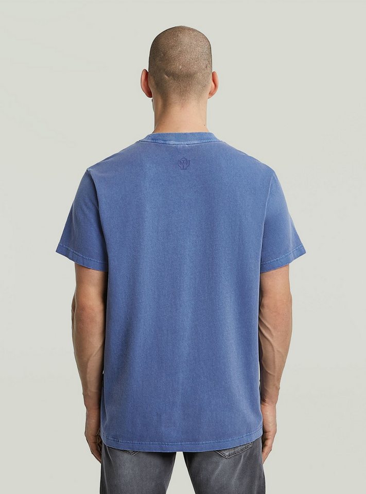 G-STAR T-Shirt Multi Logo Overdyed Loose T-Shirt von G-STAR