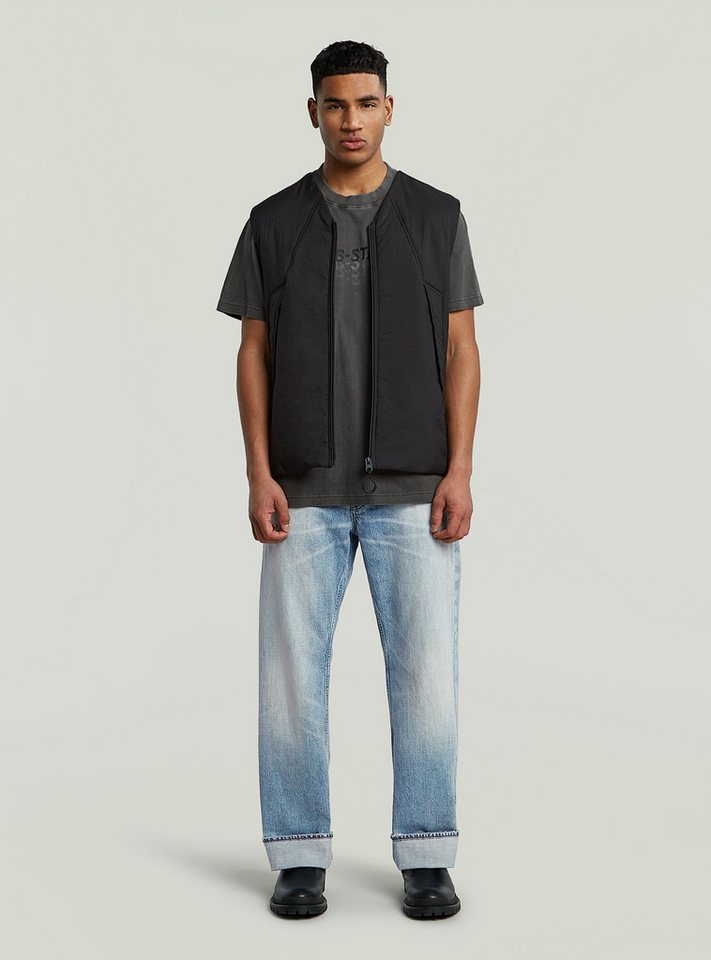 G-STAR T-Shirt Multi Logo Overdyed Loose T-Shirt von G-STAR