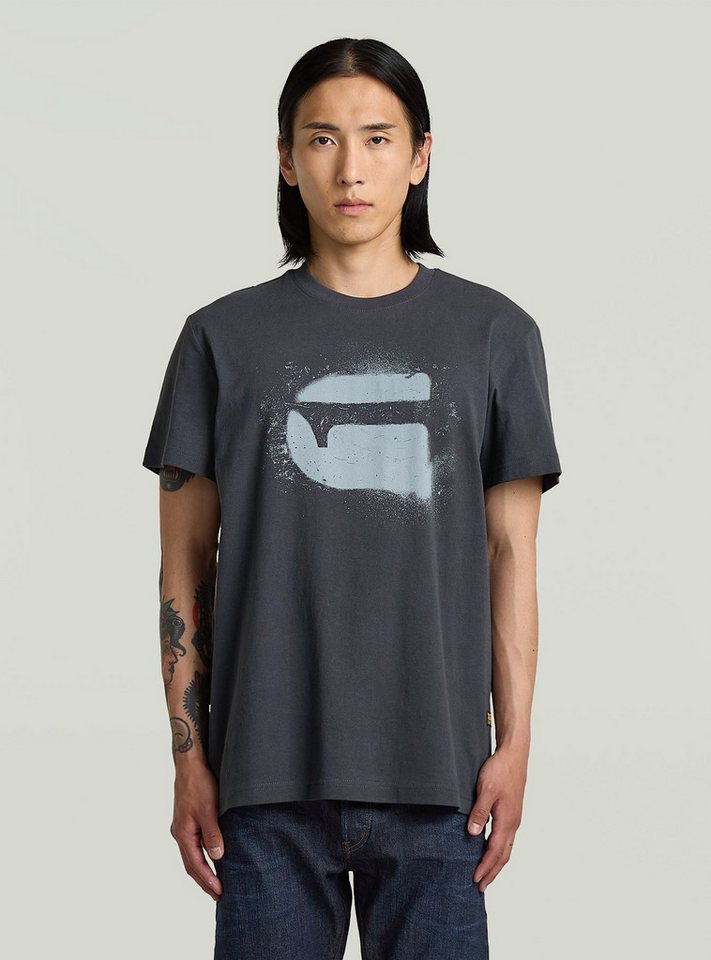 G-STAR T-Shirt Spray G Logo T-Shirt von G-STAR
