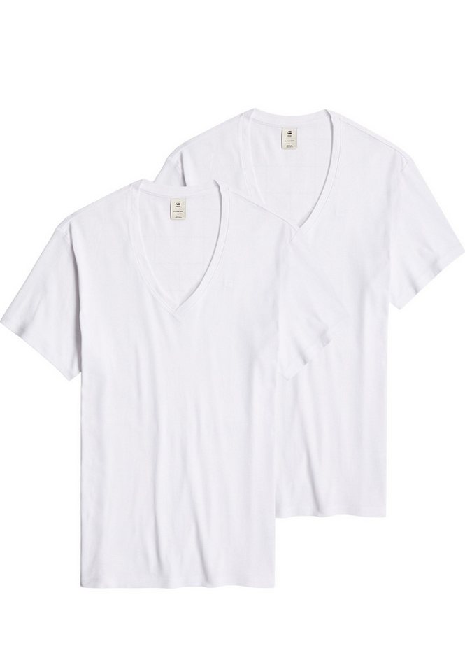 G-STAR T-Shirt T-Shirt BASE Kurzarmshirt 2er Pack (2-tlg., 2) von G-STAR