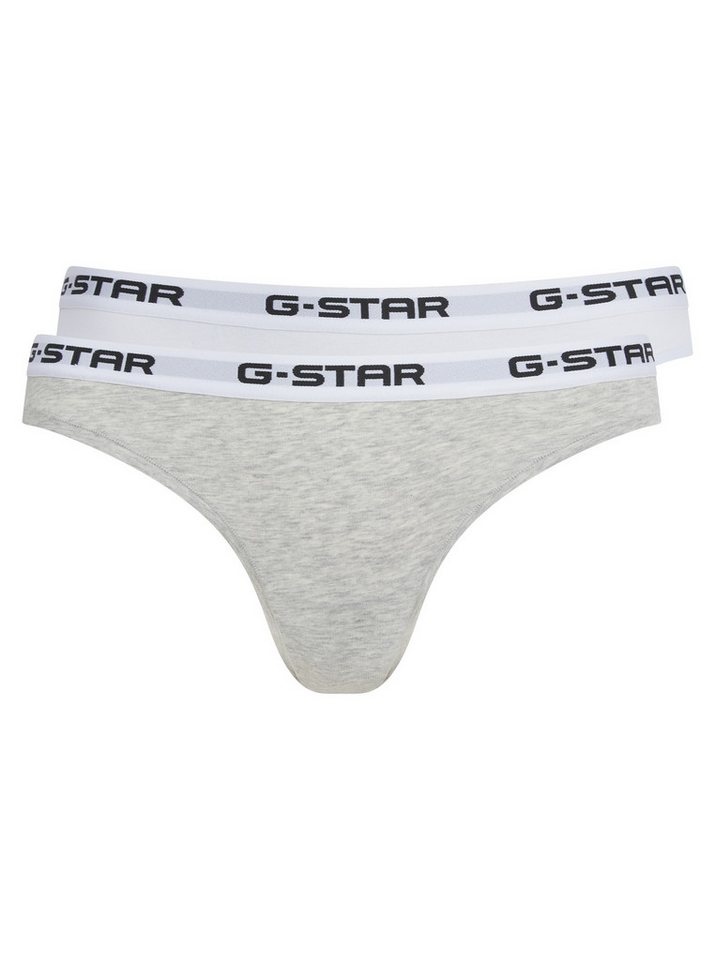 G-STAR Tanga OBSIDIAN, 2 PACK THONGS (Packung, 2-St) mit Logobund von G-STAR