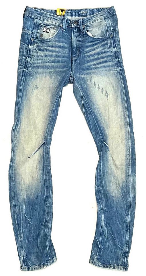 G-STAR Tapered-fit-Jeans G-Star Damen Jeans, G-Star Raw ARC C3D Tapered Fit Damen Jeans Distressed, Tapered, Acid Wäsche von G-STAR