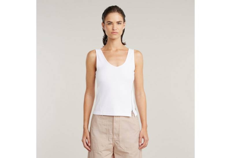 G-STAR Trägertop Asymmetrical Zip mit Reißverschluss von G-STAR