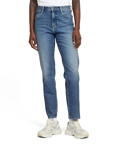 G-Star Damen Viktoria High Straight Jeans, Blau (Faded Frozen Lake D23959-D503-G834), 32W / 32L von G-Star Raw