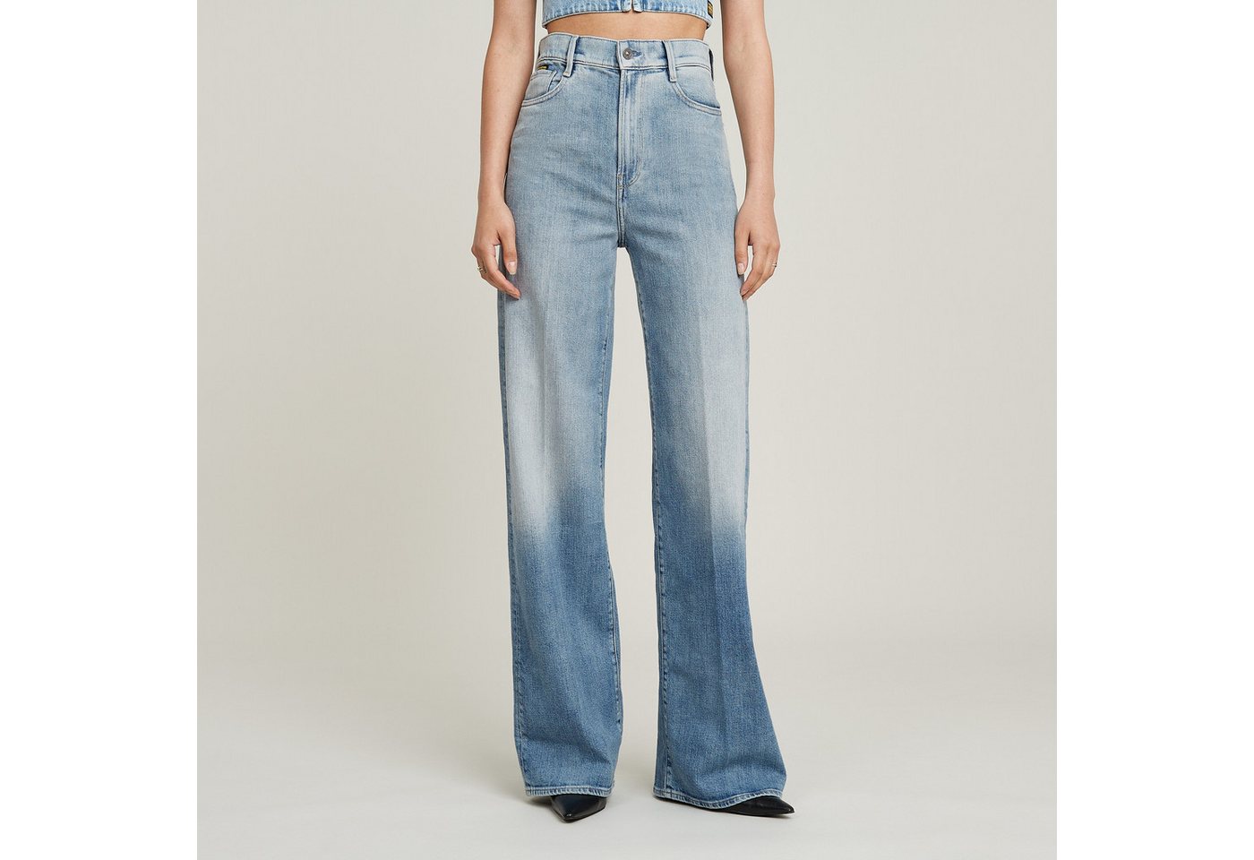 G-STAR Weite Jeans Deck 2.0 High Loose Wmn im Five-Pocket Style G-STAR Weite Jeans Deck 2.0 High Loose Wmn im Five-Pocket Style von G-STAR