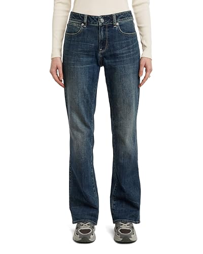 G-STAR Women's G-Low Bootcut Wmn Jeans, Mehrfarben (Antique Faded Cyclone D26150-D594-H469), 27W x 32L von G-Star Raw