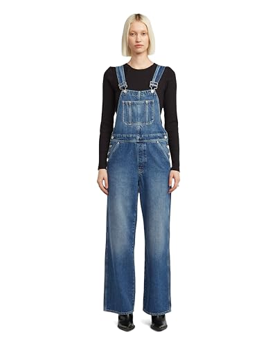 G-STAR Women's Straight Leg Dungaree Jumpsuit, Mehrfarben (Faded sakarya D24398-E107-H452), XXL von G-STAR