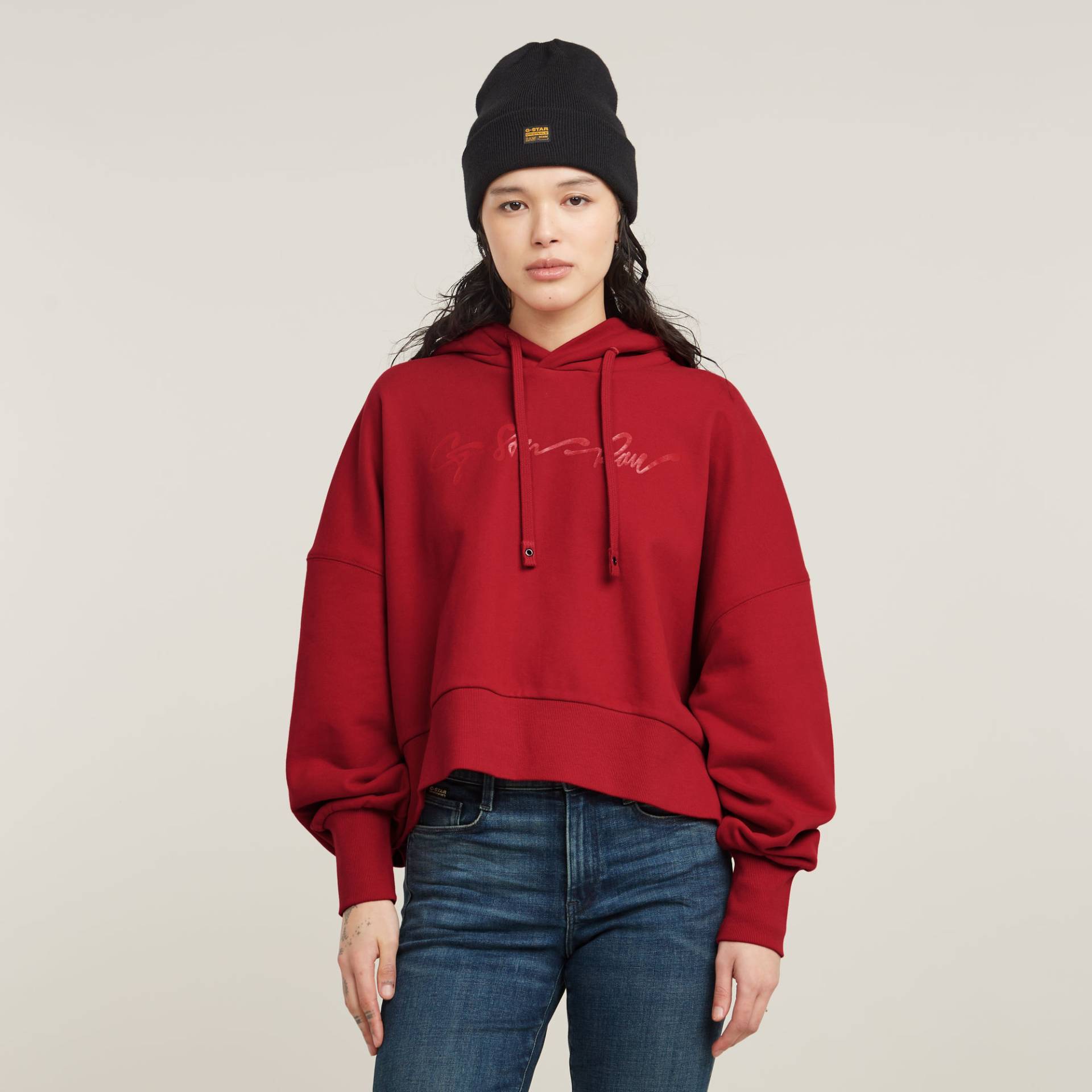 G-Script Oversized Hooded Sweater von G-STAR
