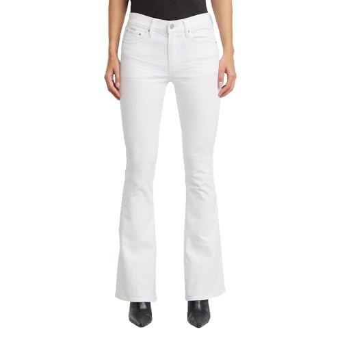 G-Star Damen 3301 Flare Jeans, Weiß (Paper White gd D21290-C258-G547), 29W / 30L von G-STAR