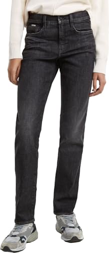 G-Star Damen Ace 2.0 Slim Straight Jeans Jeans, Schwarz (Worn in Asteroid Grey D23638-d535-g916), 25W / 30L von G-Star Raw