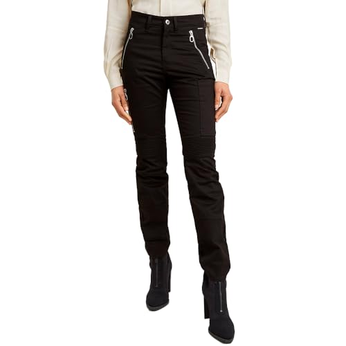 G-Star Damen Biker Skinny Cargo Pants, Schwarz (dk Black D25314-D715-6484), 26W / 30L von G-STAR