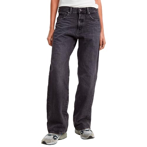 G-STAR Damen Bowey 3D Boyfriend Jeans, Grau (Worn in Rock Bottom D25372-D490-G849), 32W / 32L von G-STAR