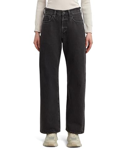 G-STAR Damen Bowey 3D Boyfriend Jeans, Schwarz (Worn in Black Obsidian D25372-D772-G756), 32W / 30L von G-Star Raw