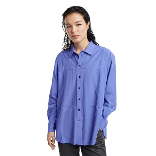 G-Star Damen Boyfriend Pintuck Hemd, Blau (Wedgewood D25226-4304-G691), M von G-STAR RAW