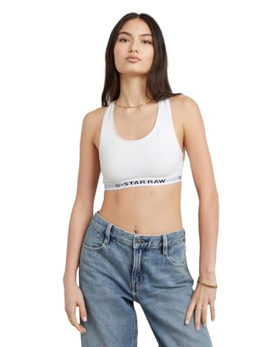 G-Star Damen Bralette, Weiß (White D23776-D516-110), S von G-STAR RAW