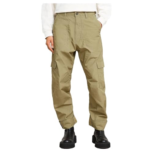 G-Star Damen Cargo 3D Boyfriend Hose, Grün (ensis Green D26030-C973-6057), 33W / 32L von G-STAR