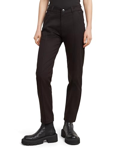G-Star Damen Cropped Chino, Schwarz (dk Black D25308-D715-6484), 32W / 32L von G-STAR