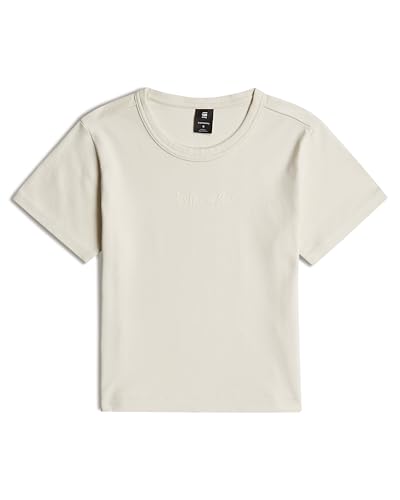 G-Star Damen G-Script Baby Brother Top, Weiß (Chalk D26423-C812-127), M von G-STAR