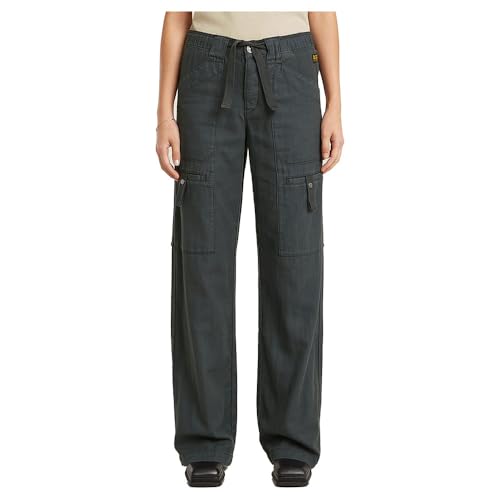 G-STAR Damen Judee Cargo Trainer, Grau (Petrol gd D26151-D454-G476), 31W / 32L von G-STAR