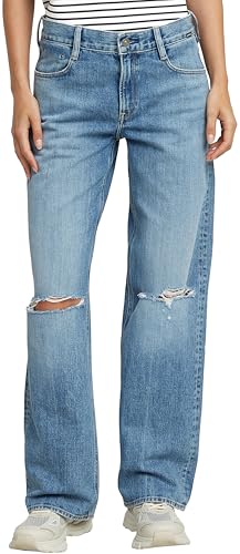 G-STAR Damen Judee Loose Low Waist Jeans, Blau (Faded False Bay Destroyed D22889-E019-H085), 30W / 30L von G-Star Raw