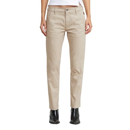 G-STAR Damen Kate Boyfriend Chino, Beige (dk Brick D25257-D715-1214), 33W / 32L von G-STAR