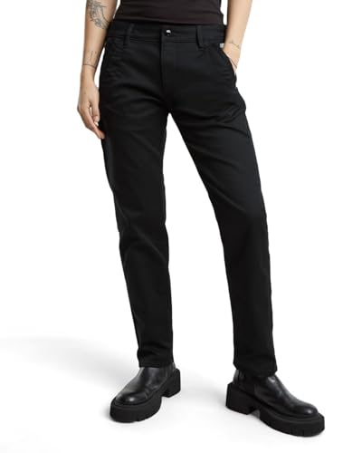 G-Star Damen Kate Boyfriend Hose, Schwarz (dk Black D25257-C105-6484), 23W / 30L von G-Star