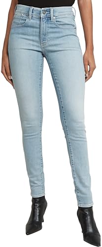 G-Star Damen Lhana Skinny Jeans, Blau (Sun Faded Summer Sky D19079-D634-H099), 28W / 30L von G-Star Raw