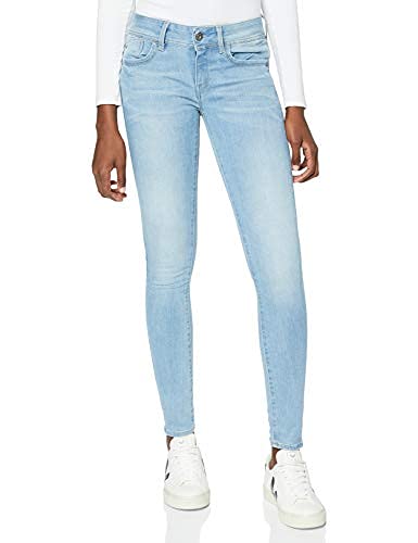 G-STAR Damen Lynn Mid Skinny Jeans Skinny, Blau (lt aged D06746-6553-424), 25W / 32L von G-STAR