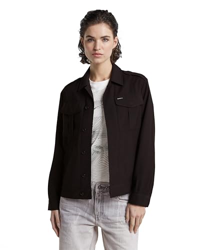 G-Star Damen Officer Jacke 2.0, Schwarz (dk black D25206-D522-6484), L von G-Star RAW