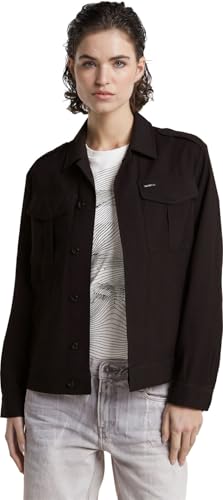 G-Star Damen Officer Jacke 2.0, Schwarz (dk black D25206-D522-6484), M von G-Star RAW