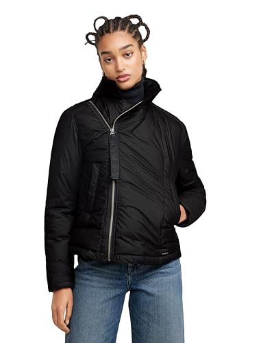 G-Star Damen Perfecto Puffer, Mehrfarben (dk black flock stripe D25279-C441-G903), XS von G-STAR