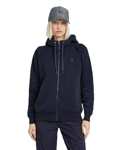 G-Star Damen Premium Core 2.1 Hooded Zip Thru Sweatshirt, Blau (Osaka Blue D22727-C235-3873), M von G-Star RAW