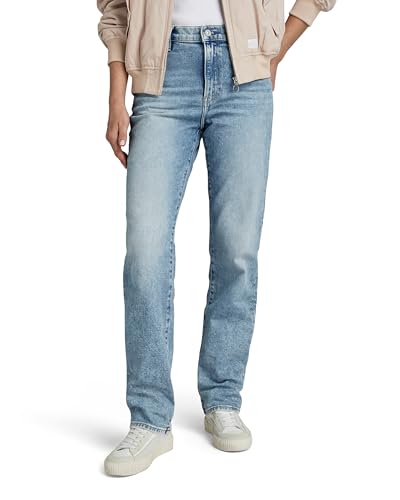 G-Star RAW Damen Viktoria High Straight Jeans, Blau (Vintage Olympic Blue D23959-D503-D905), 24W / 30L von G-STAR