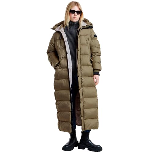 G-Star Damen Whistler Long Puffer, Grün (antic green D25190-B958-735), XS von G-STAR