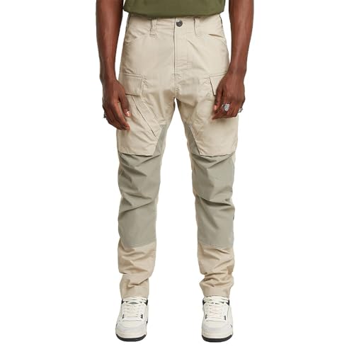 G-STAR Herren 3D Regular Tapered Cargohose 3.0, Beige (dk Brick D25185-D308-1214), 33W / 32L von G-STAR