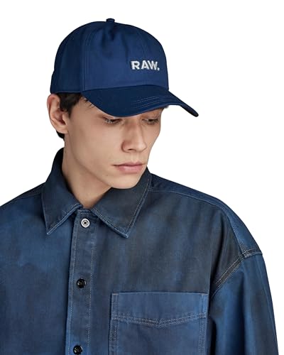 G-Star Herren Avernus RAW Artwork Baseball Cap, Blau (ballpen Blue D22308-C693-1822), PC von G-STAR